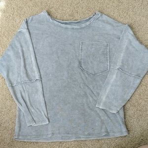 Raw Edge Long Sleevw